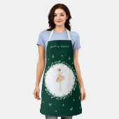 Tablier Basse-noisette ballerine botanique jolie fille de  (Porté)