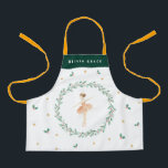 Tablier Basse-noisette ballerine botanique mignon Noël Pet<br><div class="desc">Nutcracker aquarelle ballerine botanique joli Noël festif cadeau de vacances design ceinturé.</div>