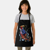 Tablier Basse Pêche Poisson Drapeau américain Pêche patrio (Insitu)