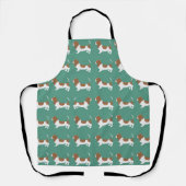 Tablier Basset Hound Allover Apron (Recto)