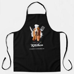 Tablier Basset Hound King of the Kitchen Cuisine Chien Che