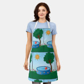 Tablier Bassin Enfants Sous Un Arbre (Porté)