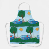 Tablier Bassin Enfants Sous Un Arbre (Recto)