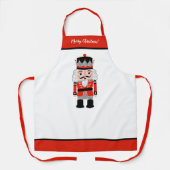 Tablier Bassin Noisette de Noël Rouge (Recto)