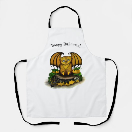 Tablier Bat d'Halloween mignonne (Recto)