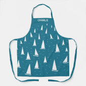 Tablier Bateau à voile Nautique Personnalisé (Recto)