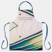 Tablier Bateau Abstrait dans Blue Apron (Recto)