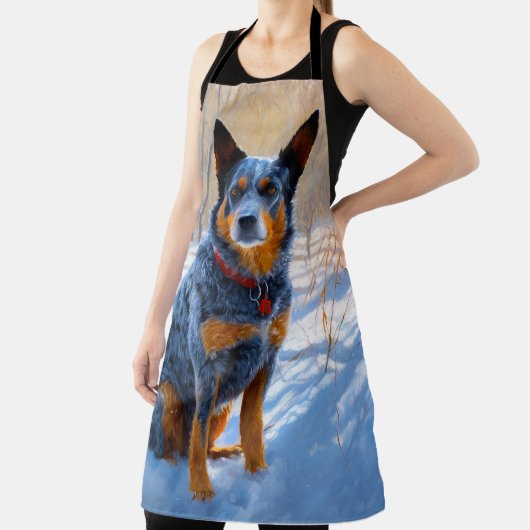 Tablier Bateau Australien Laisser neiger Noël (Insitu)