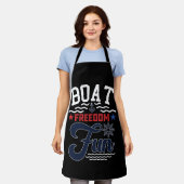 Tablier Bateau Liberté Fun 4 Juillet Marin (Porté)