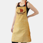 Tablier Bateau viking à voile rouge II (Insitu)