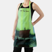 Tablier Bateau Viking Sous Lumière Du Nord (Insitu)