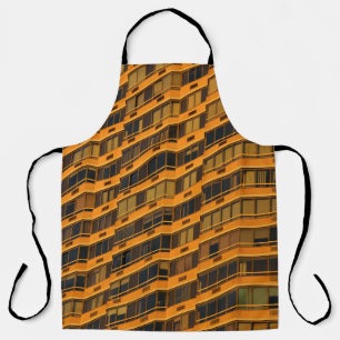 Tablier Bâtiment en béton orange