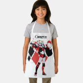 Tablier Batman | Harley Quinn Hearts & Diamonds Splatter (Insitu)