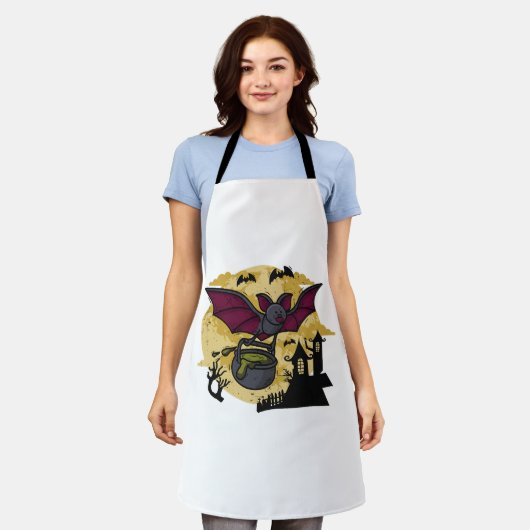 Tablier Batsouris. Souris drôle avec ailes de chauve-souri (Porté)