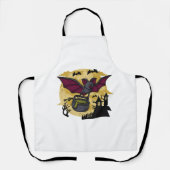 Tablier Batsouris. Souris drôle avec ailes de chauve-souri (Recto)