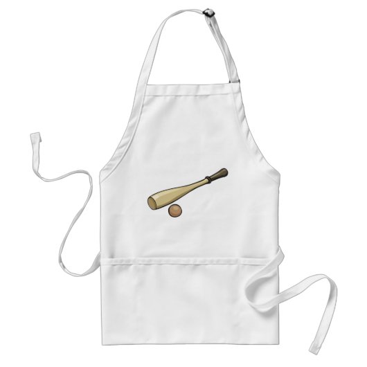 Tablier Batte de baseball en bois (Devant)