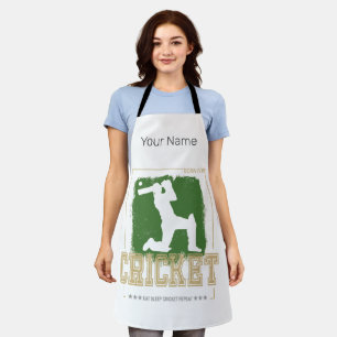 Tablier Batteur de cricket Joueur Vintage