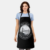 Tablier Bay Calm – Minimalist San Francisco Skyline  (Porté)