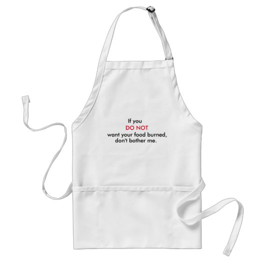 Tablier BBQ Apron amusant (Devant)