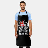 Tablier BBQ Apron Personne Ne Frappe Sa Viande Aprons Drôl (Porté)