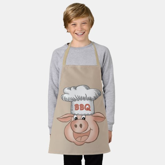 Tablier BBQ Cochon chef Apron (Porté)