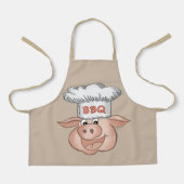 Tablier BBQ Cochon chef Apron (Recto)