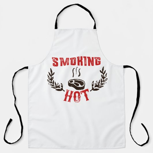 Tablier BBQ, Fumée & Grill - Fumer Chaud (Recto)