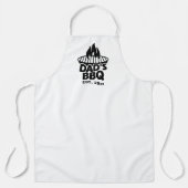 Tablier BBQ Grill de papa Blanc (Recto)