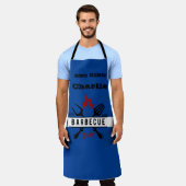 Tablier BBQ KING Texte modifiable (Porté)