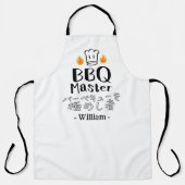 Tablier BBQ Master Chef for Grilling Dad Japanese (Recto)