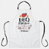 Tablier BBQ Master Steak Meat for Grilling Dad Japanese (Recto)