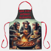 Tablier BBQ Monkey Business Apron (Recto)