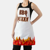 Tablier BBQ Queen Red Flames Cooker Dire Apron (Insitu)
