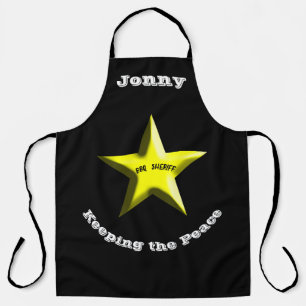 Tablier BBQ Sheriff Insigne personnalisé Sheriff