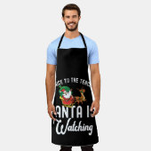 Tablier Be Nice To The Teacher, Santa Is Watching (Porté)