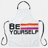 Tablier Be Yourself | Lesbian (Recto)