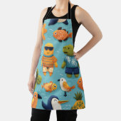 Tablier Beach Escape All-Over Print Apron Gift (Insitu)