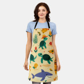 Tablier Beach Lover All-Over Print Apron Gift (Porté)
