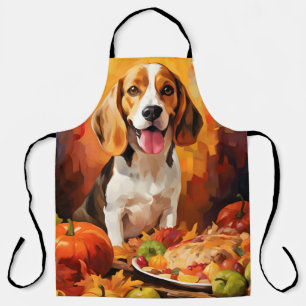 Tablier Beagle Automne Thanksgiving