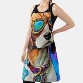 Tablier Beagle avec lunettes de soleil (Insitu)