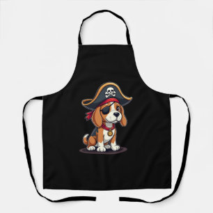 Tablier Beagle Costume de pirate Jolly roger Drapeau Croix