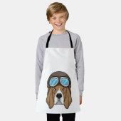 Tablier Beagle en tant que pilote avec casquette pilote (Porté)