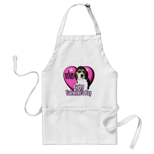 Tablier Beagle, je vous demande (Devant)