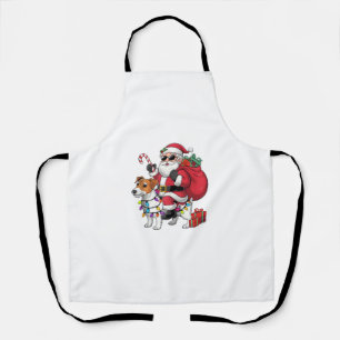 Tablier Beagle Xmas Éclairage Père Noël équitation Beagle