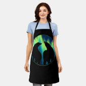 Tablier Bear Art Aprons Tribal Northern Lights Bear Aprons (Porté)