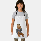 Tablier Bear as Secretary with Phone (Insitu)