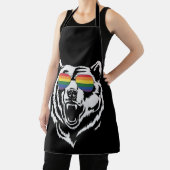Tablier Bear Gay LGBTQ Rainbow Lunettes de soleil Pride Dr (Insitu)