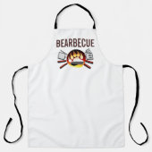 Tablier Bear Pride Bearbecue Cool et amusant (Recto)