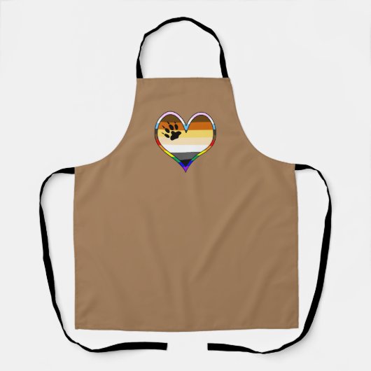 Tablier Bear Pride Coeur Apron (Recto)