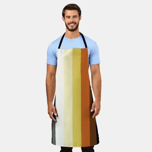 Tablier Bear Pride Stripes (Porté)